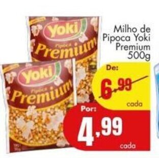 Barbosa Supermercados Milho de Pipoca Yoki Premium 500g oferta