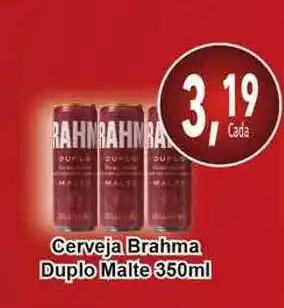 Supermercados Campeão Cerveja Brahma Duplo Malte 350ml oferta