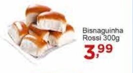 Rossi Supermercado Bisnaguinha Rossi 300g oferta