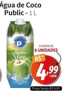 Supermercado Bem Barato água De Coco Public oferta