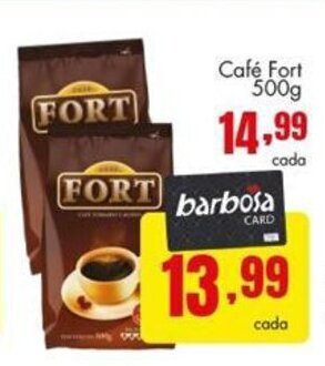 Barbosa Supermercados Cafe Fort 500g oferta