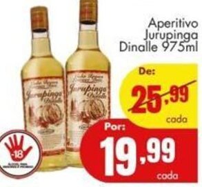Aperitivo Jurupinga Dinalle 975ml