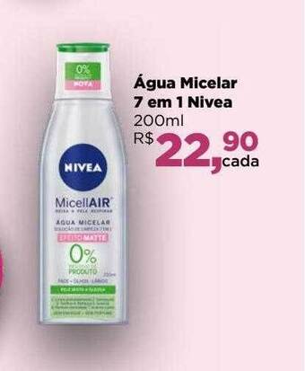 Farmácias Nissei Água micelar 7 em 1 nivea oferta