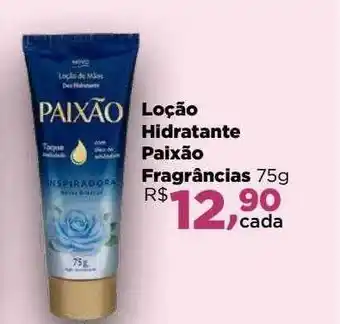 Loção hidratante paixão fragrâncias