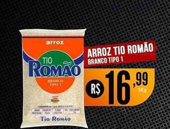 Arroz tio romão branco tipo 1