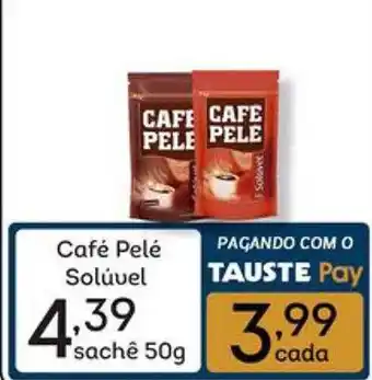 Supermercados Tauste Café pelé solúvel oferta
