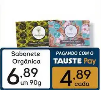 Supermercados Tauste Sabonete orgânica oferta