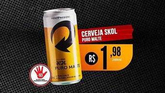 Cerveja skol puro malte
