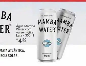 Água mamba water com ou sem gás lata
