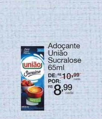 Adoçante união sucralose