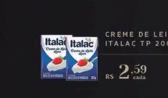 Empório Bahamas Creme de leite italac oferta