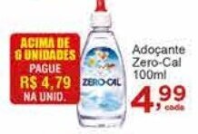 Rossi Supermercado Adocante Zero Cal 100ml oferta