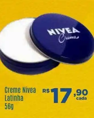 Creme nivea latinha