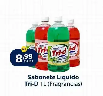 Sabonete líquido tri-d fragrâncias