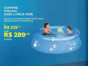 Piscina 2400 Litros Mor 2400L Mor