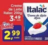 Rossi Supermercado Creme de Leite Italac 200g oferta