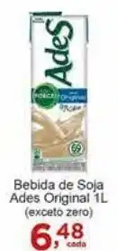 Rossi Supermercado Bebida de Soja Ades original 1L oferta