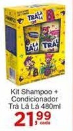 Rossi Supermercado Kit Shampoo + Condicionador Tra La la 480ml oferta