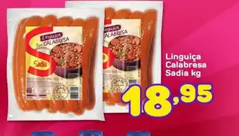 Costazul Supermercados Linguiça calabresa sadia kg oferta