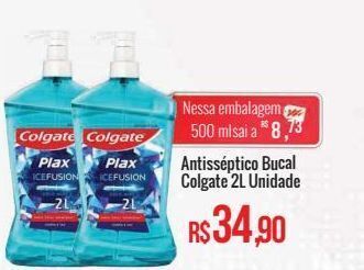 Mart Minas Antisséptico bucal colgate 2l unidade oferta