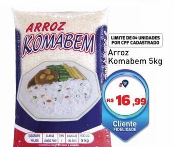 Tonin Superatacado Arroz komabem 5kg oferta