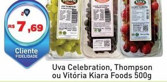 Tonin Superatacado Uva celebration, thompson ou vitória kiara foods 500g oferta