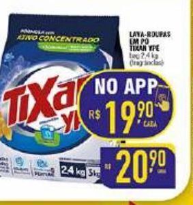 Mercantil Rodrigues Lava roupas em pó tixan ypê 2,4kg oferta
