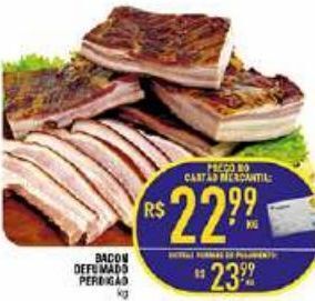 Mercantil Rodrigues Bacon defumado perdigão kg oferta