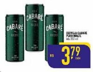Mercantil Rodrigues Cerveja puro malte cabaré 350ml oferta