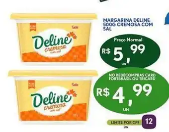 Margarina Deline 500g Cremosa com Sal