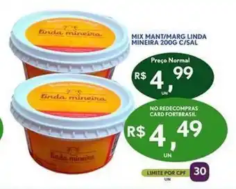 Mix. Mant/ Marg Linda Mineira 200g c/ sal