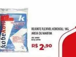 Rejunte flexivel kobekoll areia ou marfim