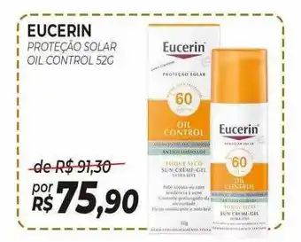 Drogão Super Eucerin proteção solar oil control oferta