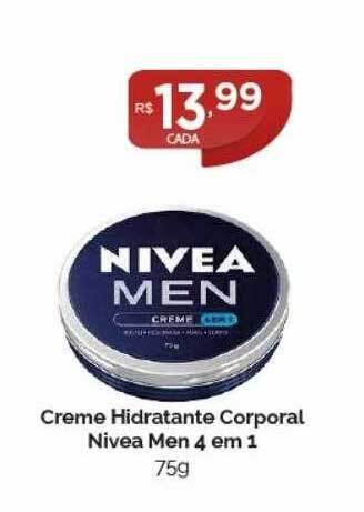 Drogarias Farmagnus Creme hidratante corporal nivea men 4 em 1 oferta