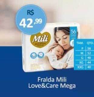 Drogarias Farmagnus Fralda mili love&care mega oferta