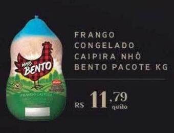 Empório Bahamas Frango congelado caipira nhô bento oferta