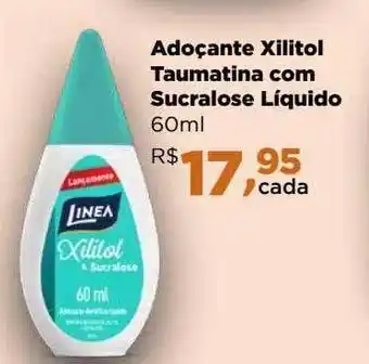 Adoçante xilitol taumatina com sucralose líquido