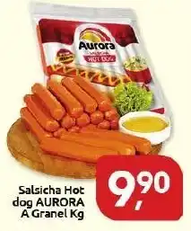 Supermercados Nori Salsicha Hot Dog Aurora a granel 1kg oferta