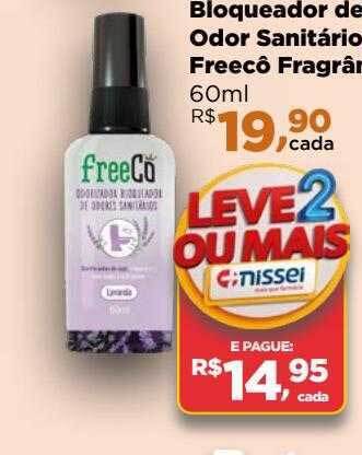 Bloqueador de odor sanitário freecô fragrancias