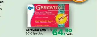Gerovital ems 60 cápsulas