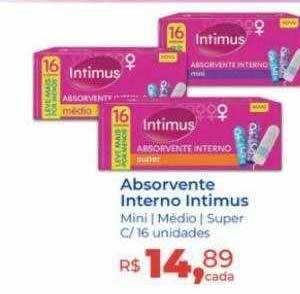 Hiper Farma Absorvente interno intimus oferta