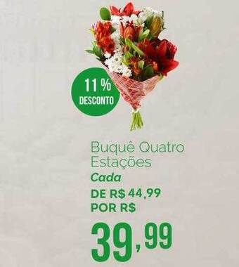 Oba Hortifruti Buquê quatro estações 11% desconto oferta