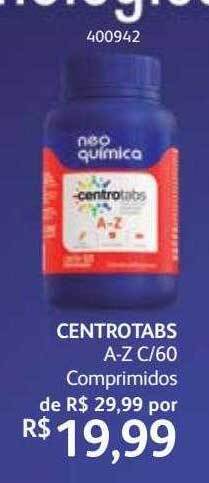 Centrotabs a-z c 60 comprimidos