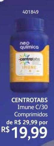 PoupaFarma Centrotabs imune c 30 comprimidos oferta