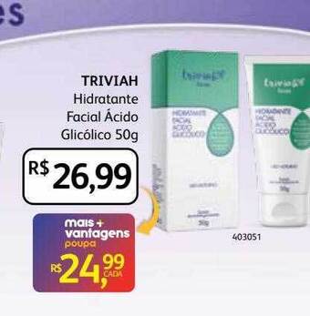Triviah hidratante facial ácido glicólico