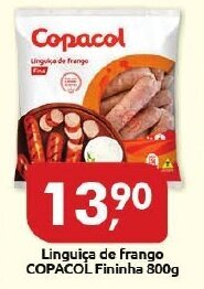 Supermercados Nori Linguica de Frango Copacol Fininha 800g oferta