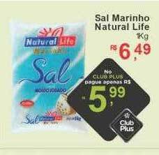 Supermercado Lavapés Sal marinho natural life oferta