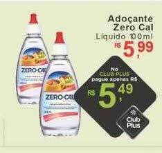 Adoçante zero cal