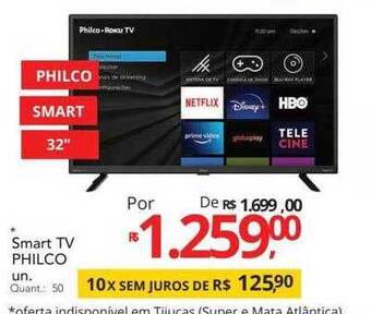Supermercados Koch Smart tv philco oferta