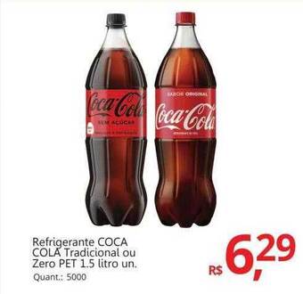 Supermercados Koch Refrigerante coca cola tradicional ou zero oferta